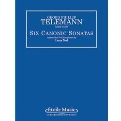 6 Canonic Sonatas, Op. 5 – Sax Duet AA/TT