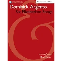 6 Elizabethan Songs – Medium/Low Voice and Piano