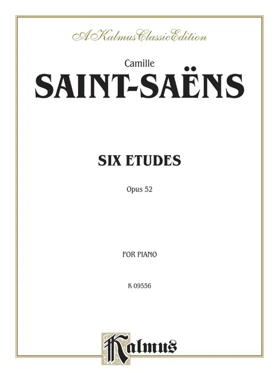 6 Etudes Op 52 Ps