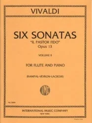 6 Sonatas “Il Pastor Fido” Volume 2 – Flute and Piano