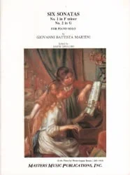 6 Sonatas, No. 1 in F Minor, No. 2 in G – Piano