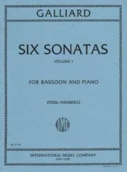 6 Sonatas, Volume 1 – Bassoon and Piano