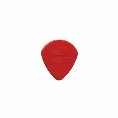 6 x Jim Dunlop Jazz II Red Guitar Picks / Plectrums 47R2N Free Post