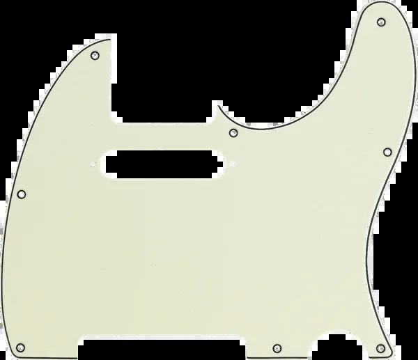 8-Hole Mount Multi-Ply Telecaster Pickguards – mint green