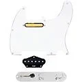 920D Custom Gold Foil Loaded Pickguard for Tele With T4W-C Control Plate White