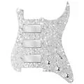 920D Custom Stadium Triple Mini Humbucker Loaded Pickguard for Strat With S7W-500K Wiring Harness White Pearl