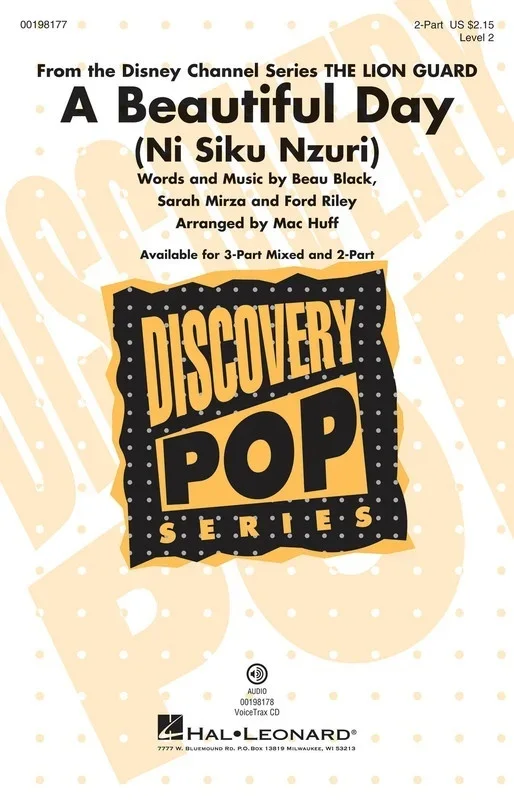 A Beautiful Day (Ni Siku Nzuri) 2 Part (Octavo)