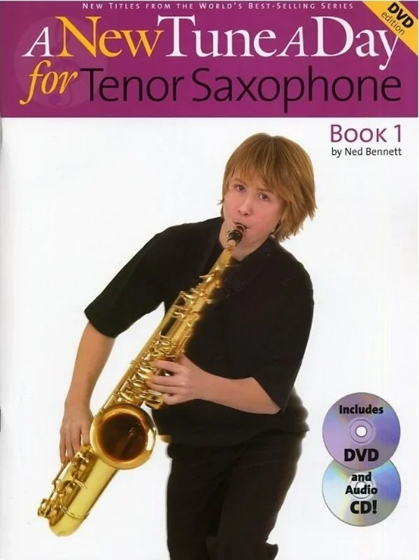 A New Tune A Day Tenor Sax Book 1 Book/CD/DVD Book