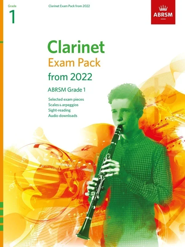 ABRSM Clarinet Exam Pack From 2022 Grade 1 Bk/Ola Sftcvr/Online Audio (Clarinet)