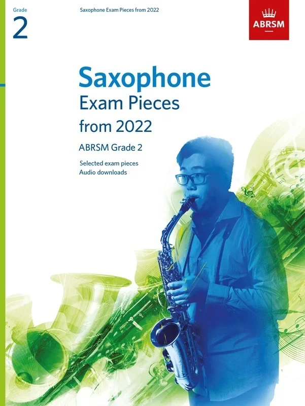 ABRSM Saxophone Exam Pieces From 2022 Grade 2 Bk/Ola Sftcvr/Online Audio (Flute)