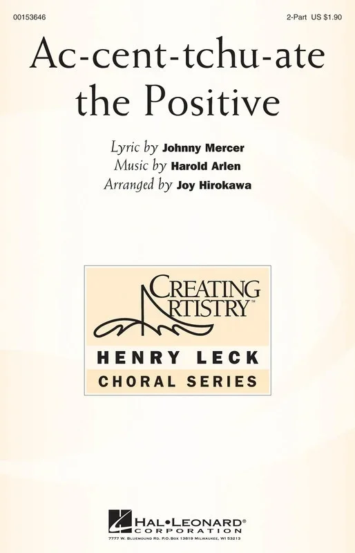 Acc-Ent-Tchu-Ate The Positive 2 Part Treble (Octavo)