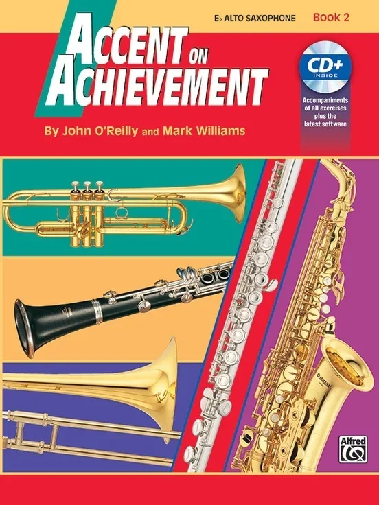 Accent On Achievement Book 2 Eb Alto Saxophone Book/CD
