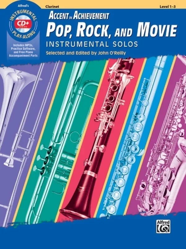 Accent On Achievement Pop Rock Movie Clarinet Bk/Cd Softcover/CD (Clarinet)