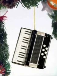 Accordion Ornament – Black