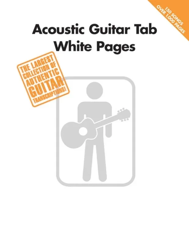 Acoustic Guitar TAB White Pages (Softcover Book)