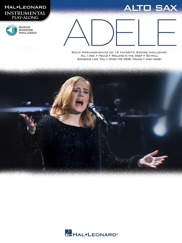 Adele Playalong Alto Sax Book/Online Audio (Softcover Book/Online Audio)