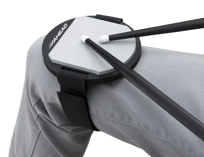 Ahead 5″ Strap-On Practice Pad Portable Quick Velcro Adjustable Gum Rubber