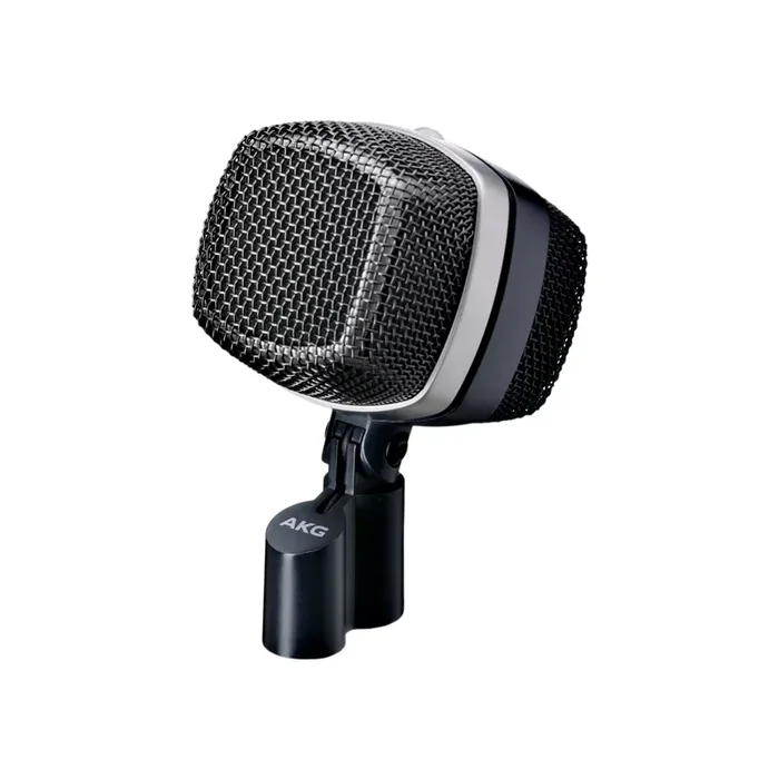 AKG D-12VR Large Diaphragm Dynamic Microphone for Kick Drum – Cardioid Pattern, 3 Active Filters, High Signal Performance