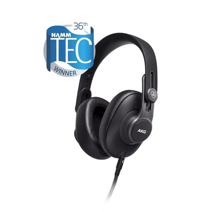 AKG K-361 Professional Closed-Back Over-Ear Headphones – Studio Quality Sound, Plush Comfort, Ideal for Audiophiles and Creators