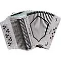 Alacran Accordion with case and straps White Fa/FBE White Sol/GCF