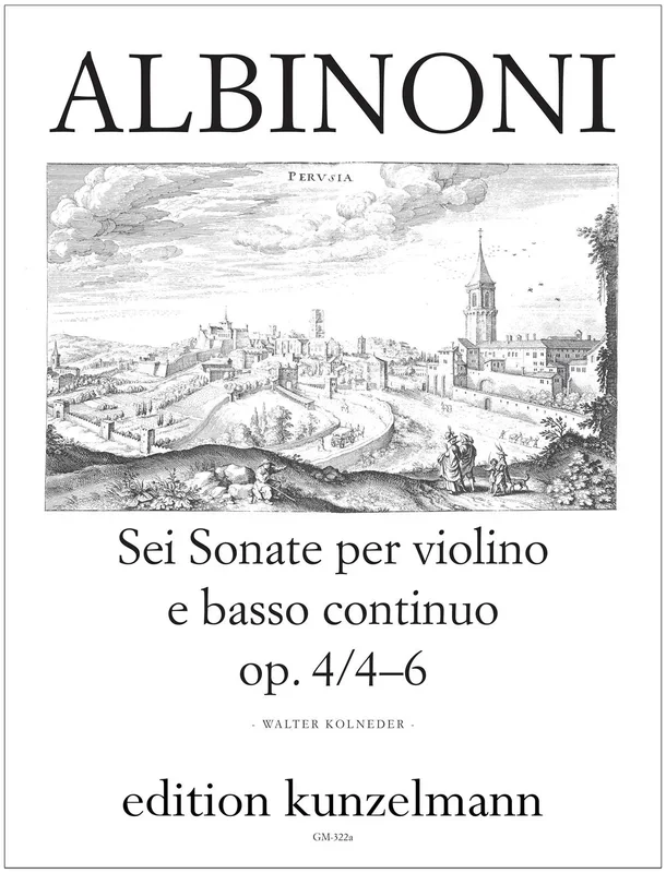 Albinoni: 6 Violin Sonatas, Op. 4 – Volume 2 (Nos. 4-6)