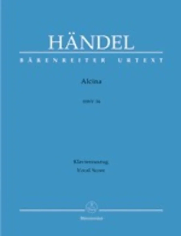 Alcina Hwv 34 Vocal Score (Softcover Book) Book