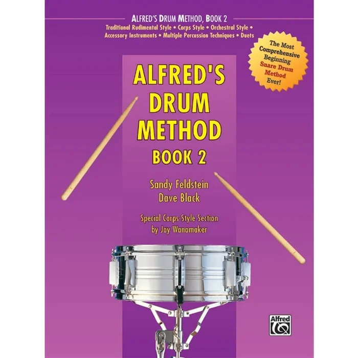 ALFRED 238 Alfred’s Drum Method, Book 2 [Snare Drum]