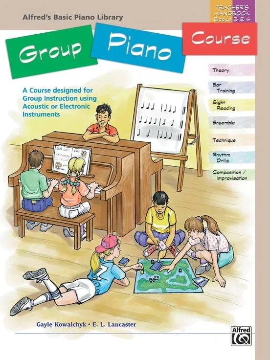 Alfred’s Basic Group Piano Course: Teacher’s Handbook for Books 3 & 4