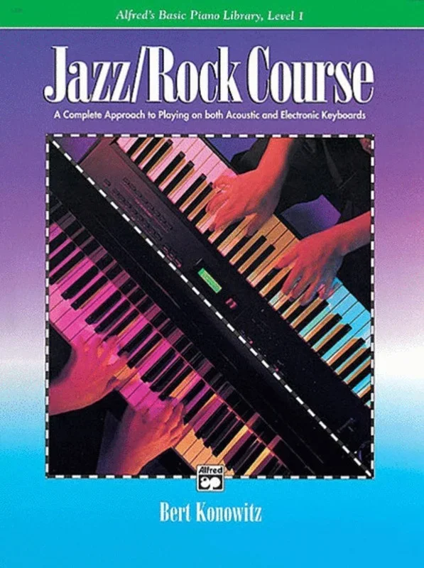 Alfred’s Basic Piano Jazz Rock Course Level 1 Book