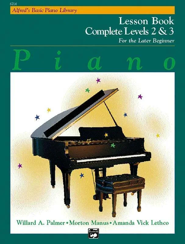 Alfred’s Basic Piano Lesson Complete Level 2 And 3 Later Beginner (Softcover Book)