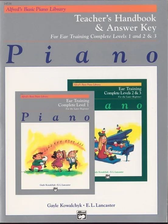 Alfred’s Basic Piano Library (ABPL) Ear Training Teacher’s Handbook Complete 1-3
