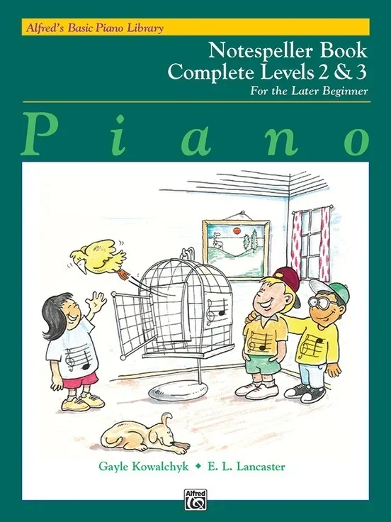 Alfred’s Basic Piano Library (ABPL) Notespeller Book Complete 2 & 3