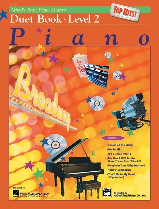 Alfred’s Basic Piano Library (ABPL) Top Hits Duet Book 2
