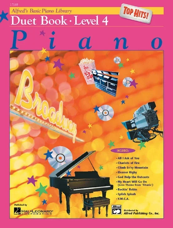 Alfred’s Basic Piano Library: Top Hits Duet Book 4