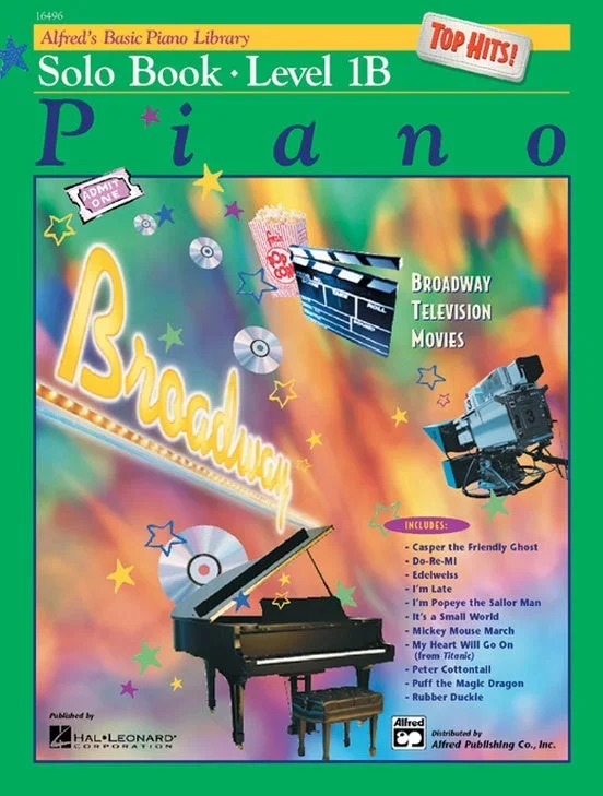 Alfred’s Basic Piano Library: Top Hits Solo Book 1B Bk-CD