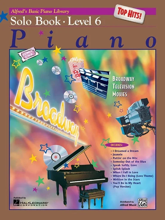 Alfred’s Basic Piano Library: Top Hits Solo Book 6