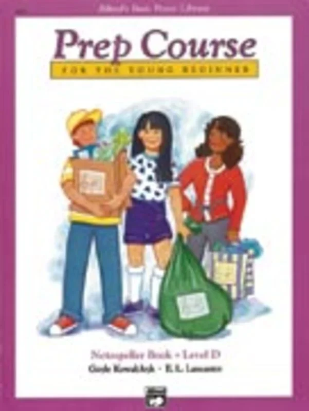 Alfred’s Basic Piano Prep Course Notespeller Level D (Softcover Book)