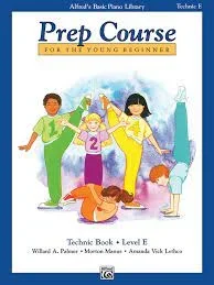 Alfred’s Basic Piano Prep Course Technic, Bk E: For the Young Beginner (Alfred’s Basic Piano Library)