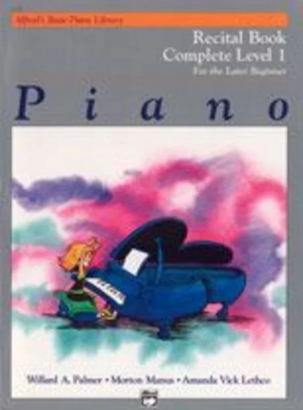 Alfred’s Basic Piano Recital Level 1 (1A/1B) Complete (Softcover Book)