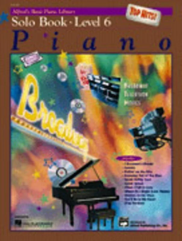 Alfred’s Basic Piano Top Hits Solo Level 6 (Softcover Book)