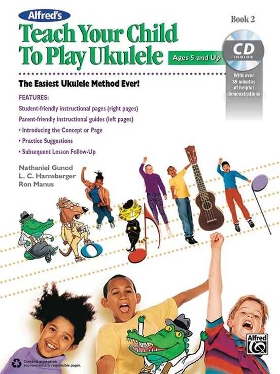 Alfred’s Teach Your Child To Play Ukulele 2 Book/CD