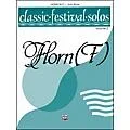 Alfred Classic Festival Solos (Horn in F) Volume 2 Solo Book Standard