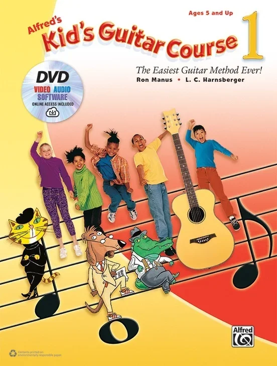 Alfreds Kids Guitar Course 1 Book/Oa/DVD