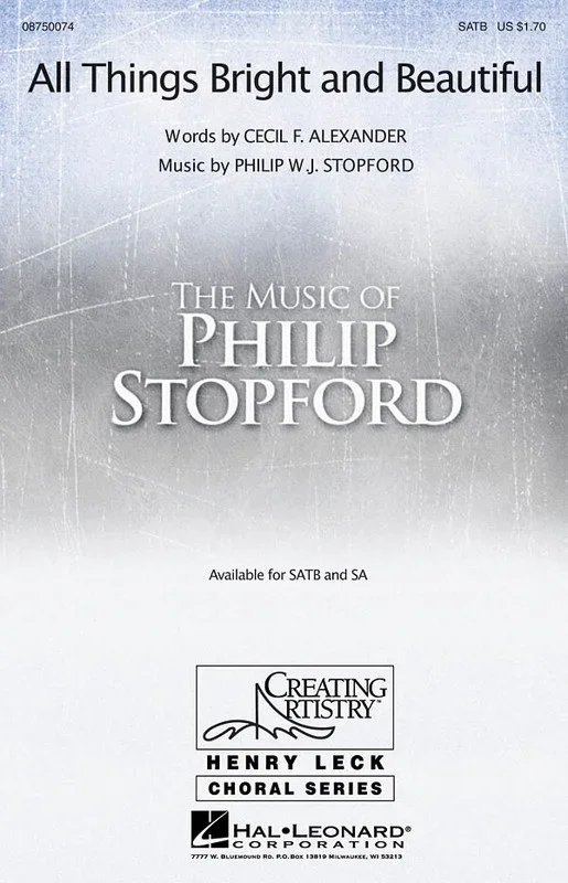 All Things Bright And Beautiful SATB (Octavo)