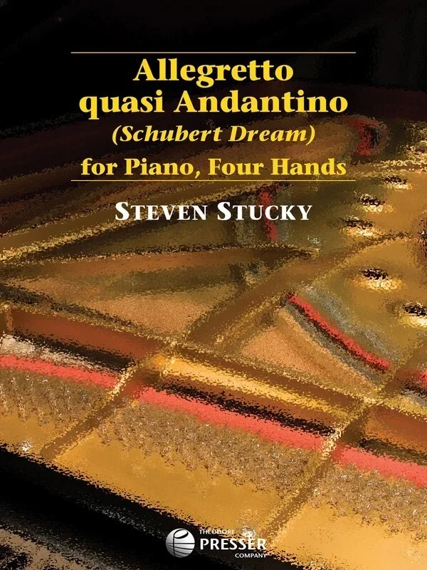 Allegretto Quasi Andantino Piano 4 Hands (Softcover Book)