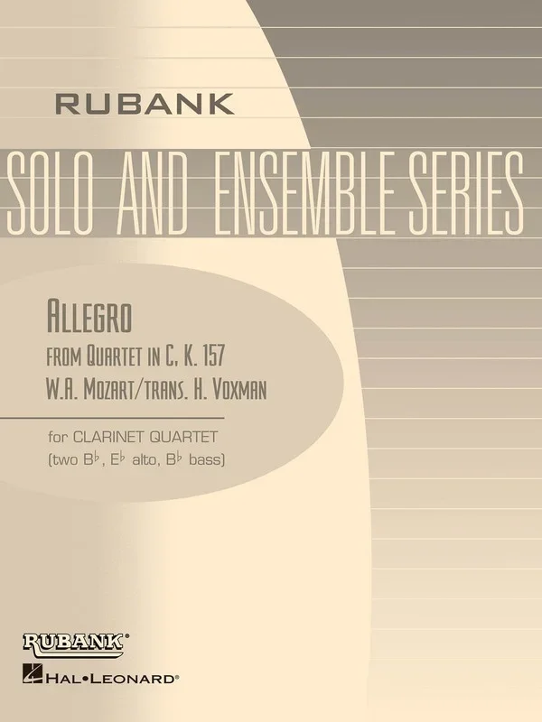Allegro Quartet C K157 Voxman 1V (Softcover Book)