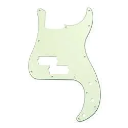 Allparts PG-0750-024 13-Hole Pickguard for Precision Bass – Mint 3-Ply