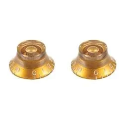 Allparts PK-0140-032 Vintage Style Bell Knobs – Gold (Pair)