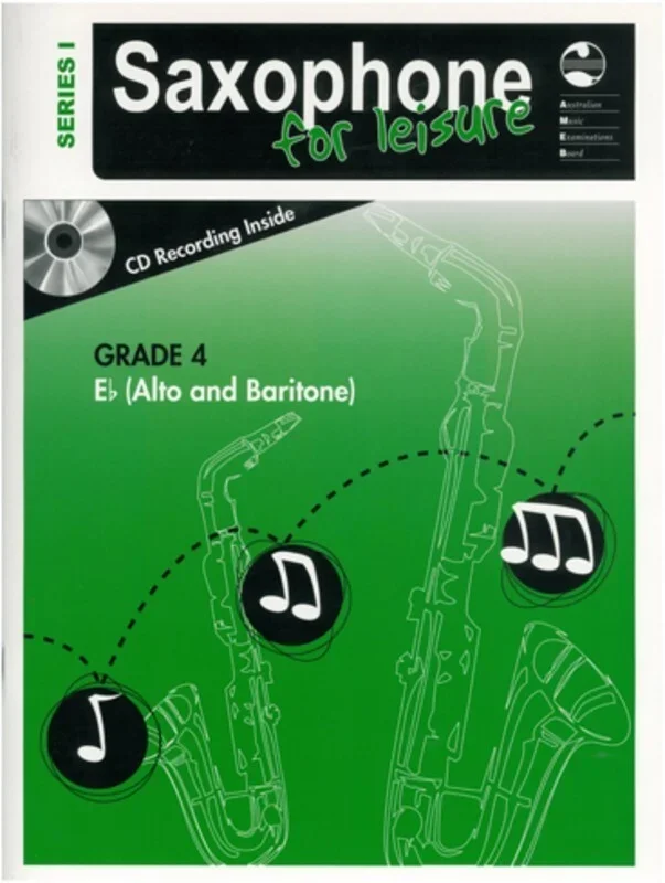 AMEB Saxophone For Leisure Grade 4 E Flat Book/CD Ser 1 (Softcover Book/CD)