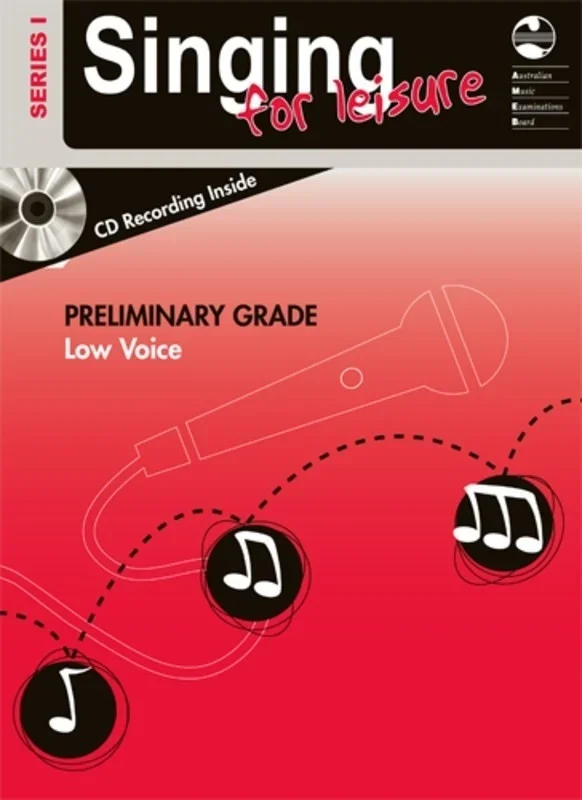 AMEB Singing For Leisure Book/CD Prelim Low Series 1 (Softcover Book/CD)